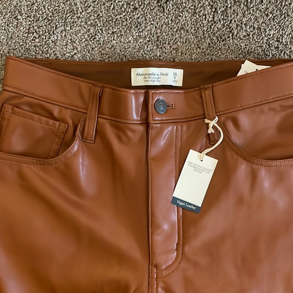 Abercrombie Leather Pants